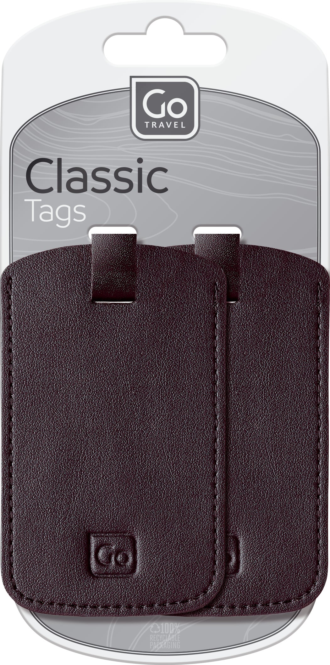 Go Travel Classic Tags (Black)
