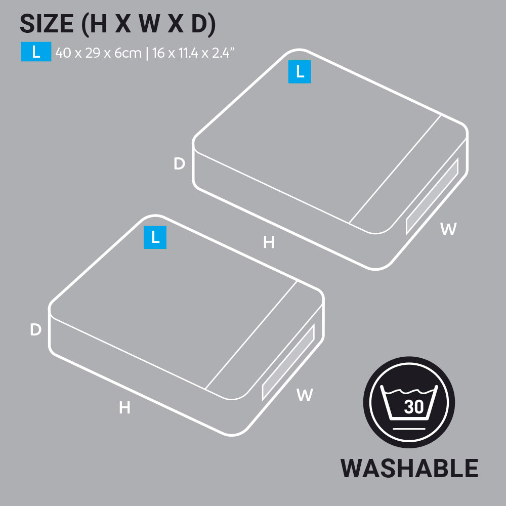 Go Travel Twin Packing Cubes (Blue)