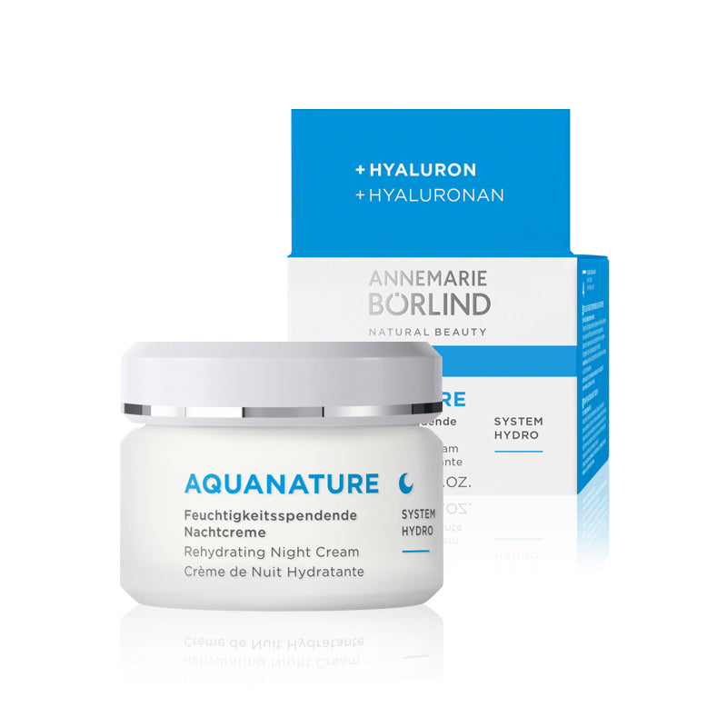 Annemarie Borlind Aquanature Night Cream Κρέμα νύχτας υαλουρονικού