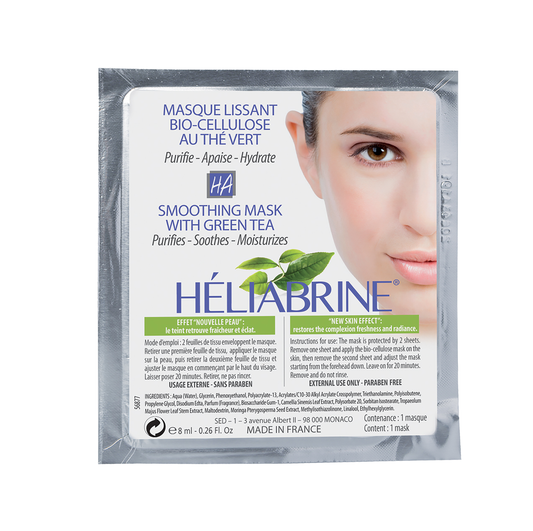 Heliabrine Smoothing Mask with Green Tea Καταπραϋντική μάσκα για μεικτό - λιπαρό δέρμα