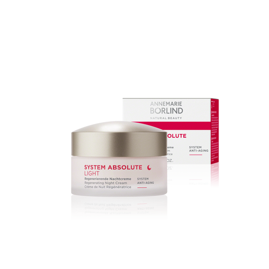 Annemarie Borlind System Absolute Anti-aging Light Θρεπτική κρέμα νύχτας ελαφριάς υφής για απαιτητικά δέρματα