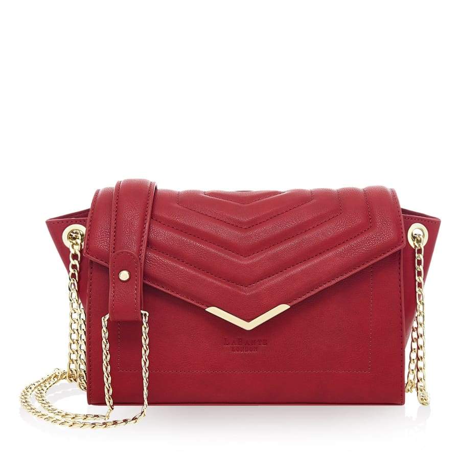 Kensington Red Vegan Cross-Body Bag