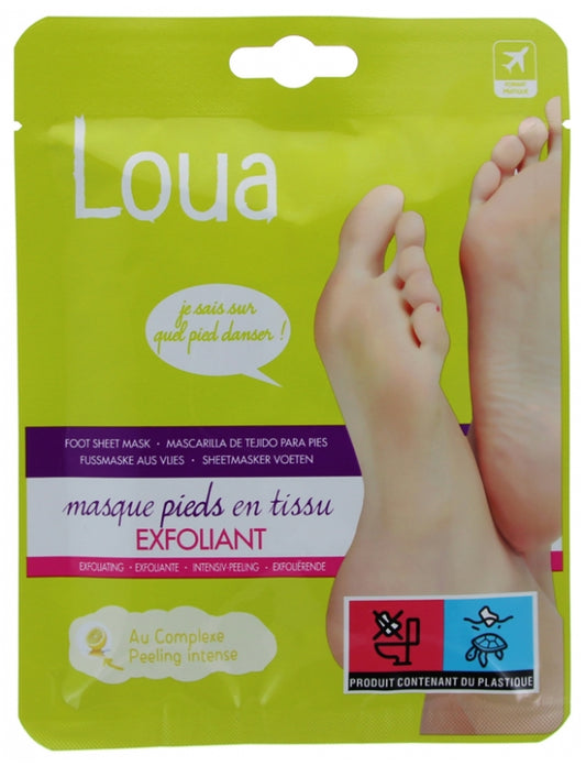 Loua Feet Mask in Fabric Exfoliating 1 Pair 40ml