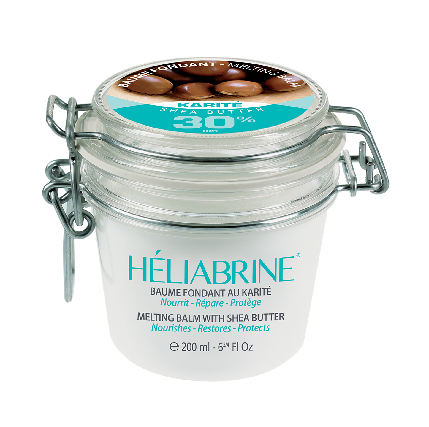 Heliabrine Melting balm με βούτυρο καριτέ 30% Κρεμώδες βάλσαμο ιδανικό για μασάζ