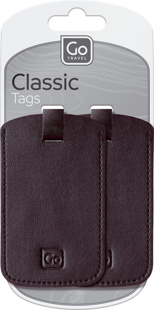 Go Travel Classic Tags (Black)