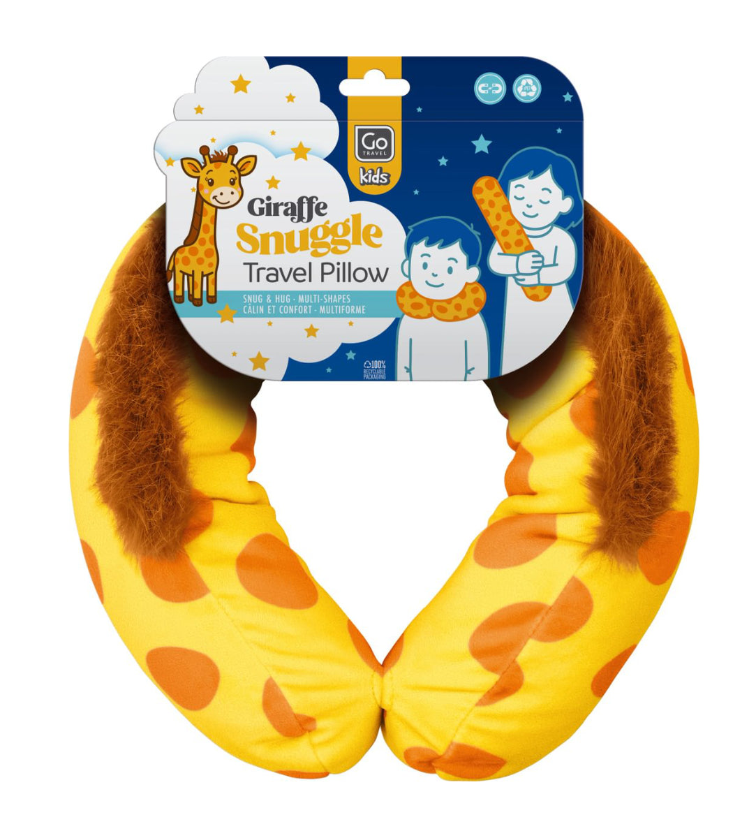 Go Travel Giraffe Snuggle Travel Pillow Kids