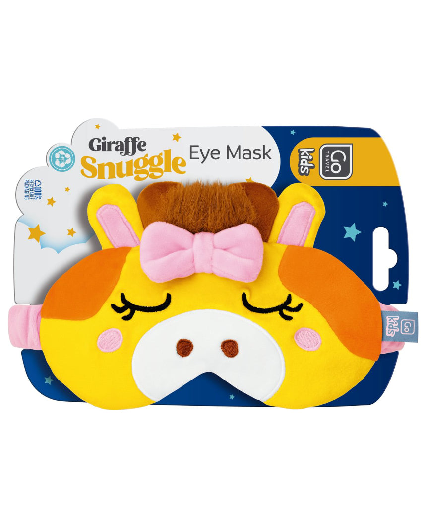 Go Travel Giraffe Snuggle Eye Mask Κids