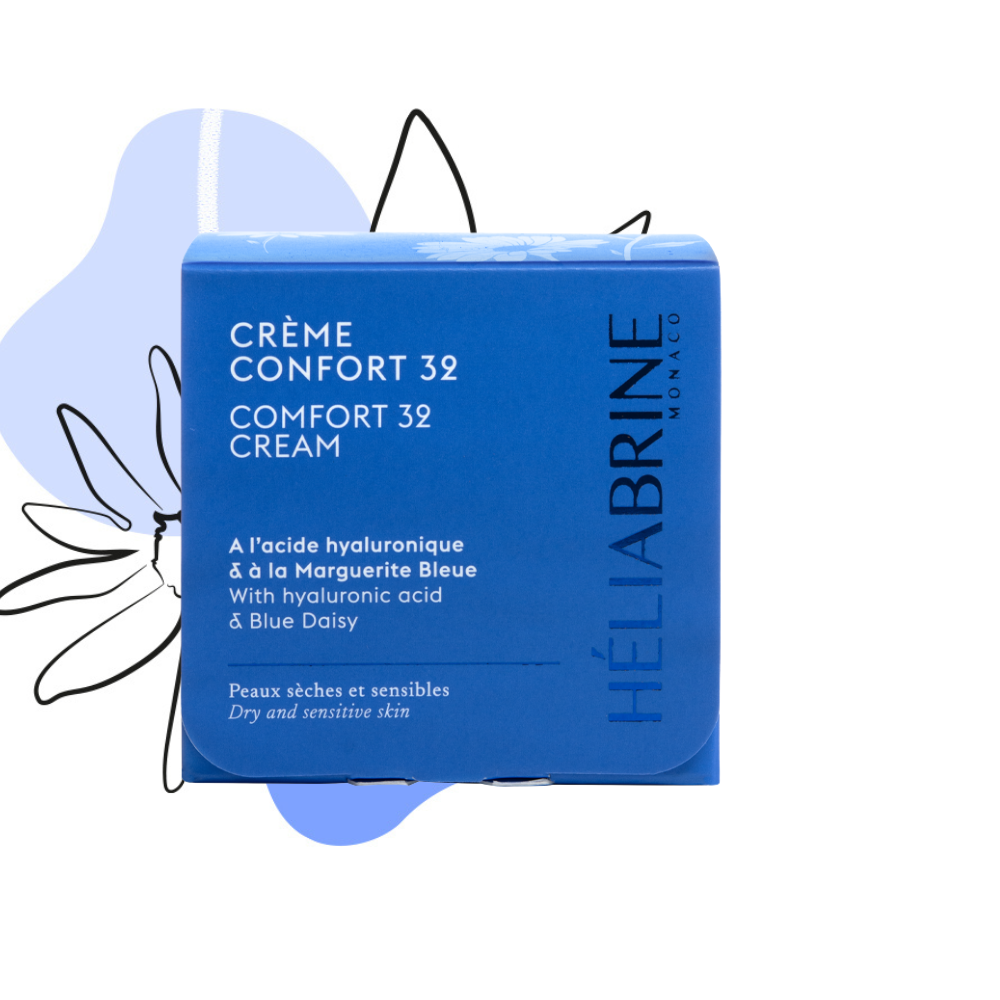 <transcy>Heliabrine Organic Sweet Clover Comfort 32 Firming & Moisturizing Cream for Sensitive & Dry Skin</transcy>