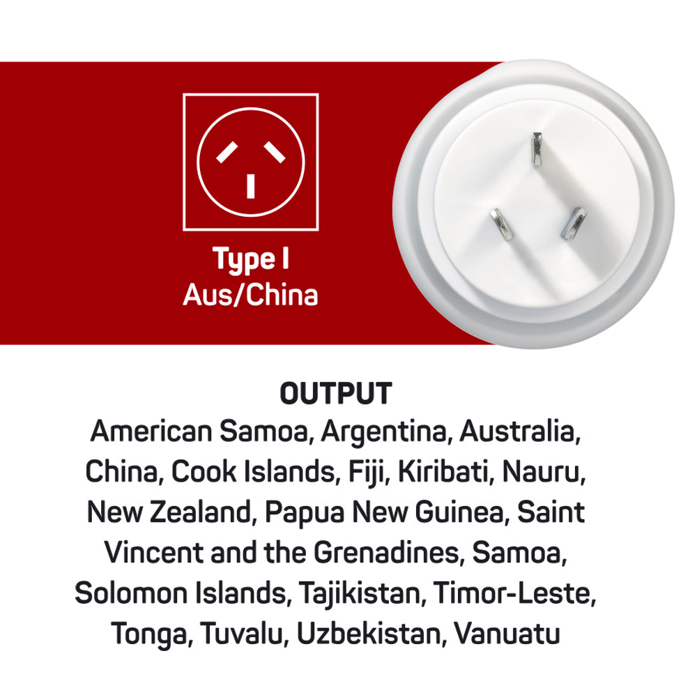 Go Travel USA-AUS/China Adaptor