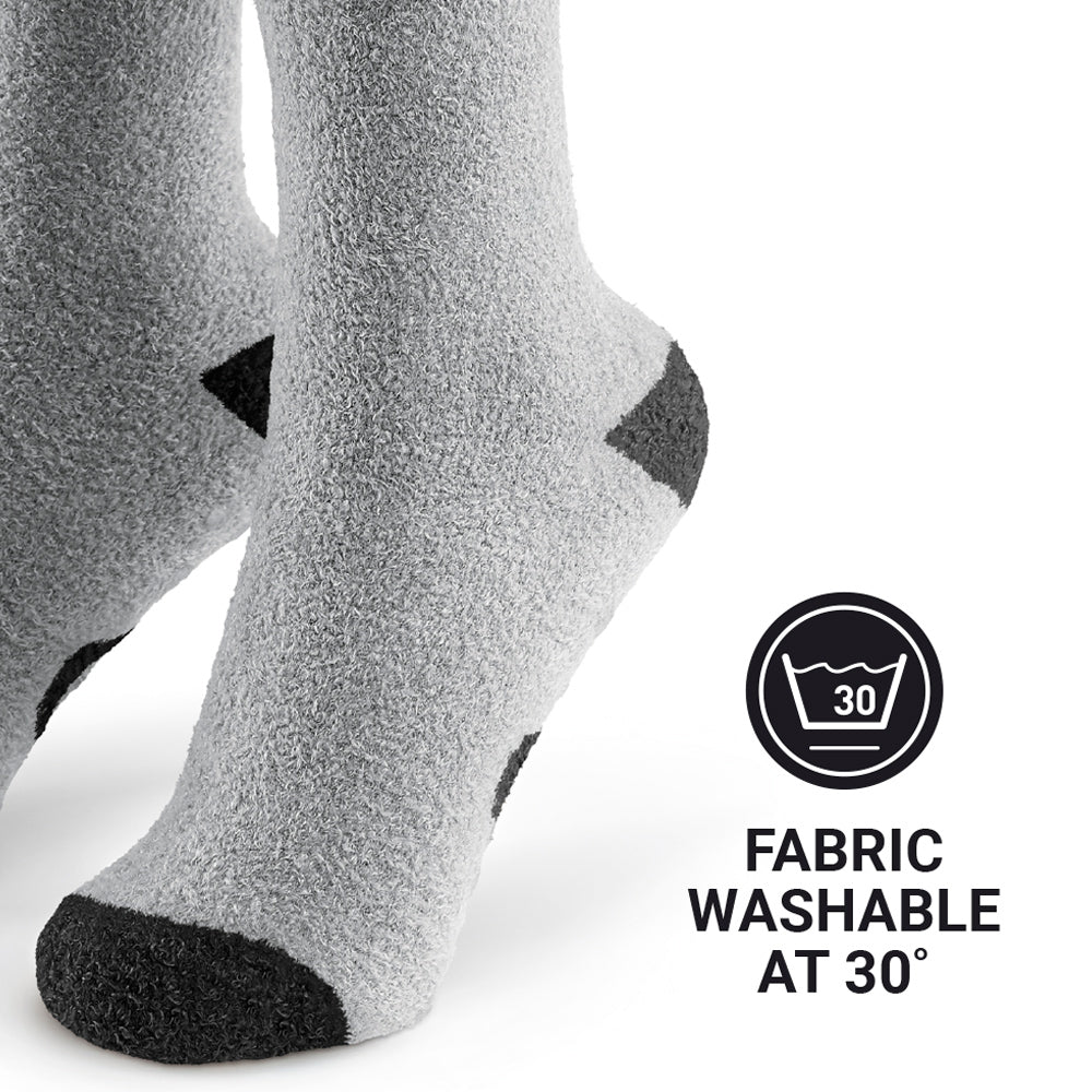 Go Travel Everyday Fluffy Sockzzz (Black)