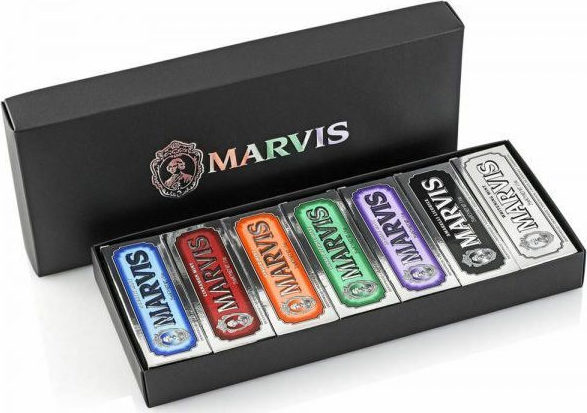 Marvis Black Box Pack Tooth Paste 7 x 25ml