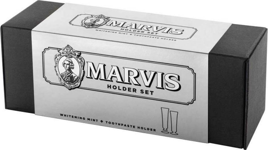 Marvis Whitening Mint Toothpaste & Tube Stand Set 85ml