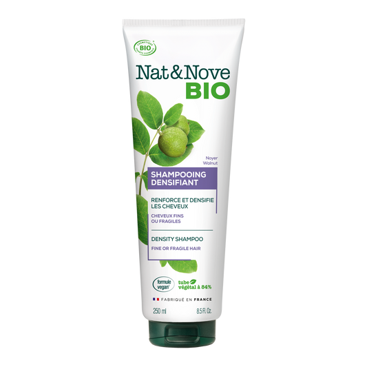 Nat & Nove Bio - Density Shampoo with Walnut - Σαμπουάν πυκνότητας με καρυδιά για εύθραυστα μαλλιά