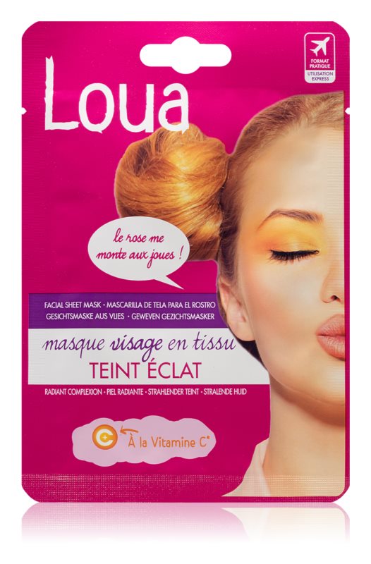 Loua Teint Éclat Radiance Complexion Face Sheet Mask 23ml