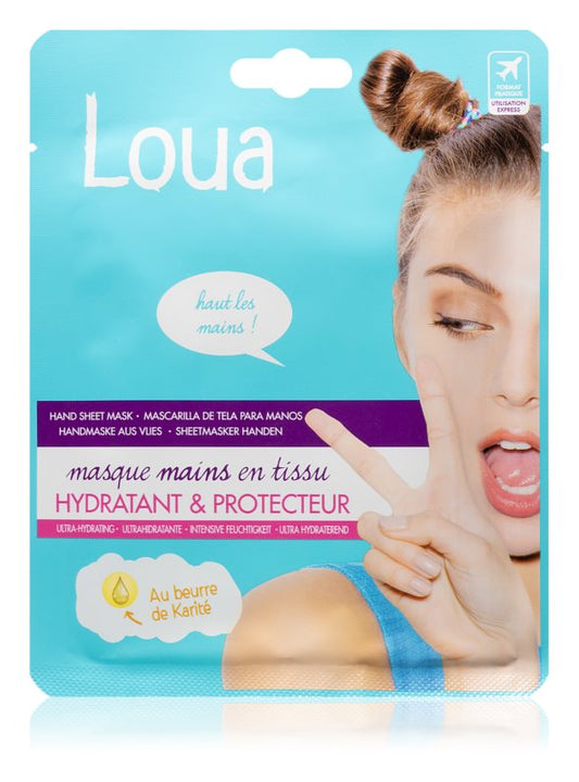 Loua Hydrating & Protecting Hand Sheet Mask 1 Pair 14ml